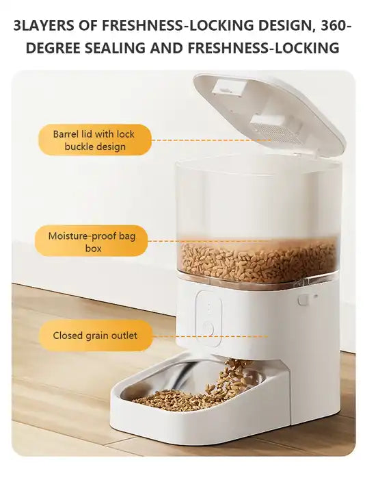New Automatic Pet Food Dispenser. Bowls and Feeders 