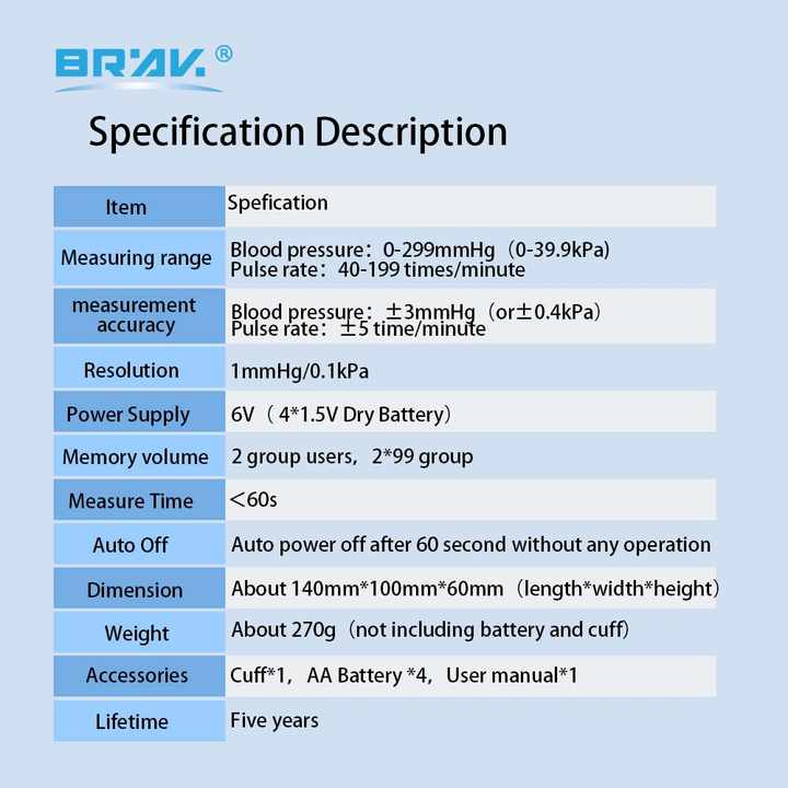 مقياس ضغط الدم الرقمي المحمول جهاز قياس . Portable Digital Blood Pressure Monitor Upper Arm Blood