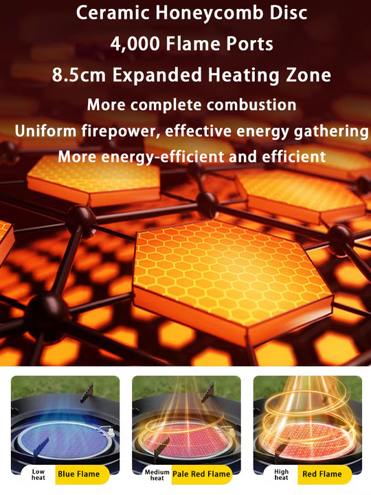 موقد غاز محمول عالي الطاقة للتخييم . High Power Portable Gas Stove for Camping