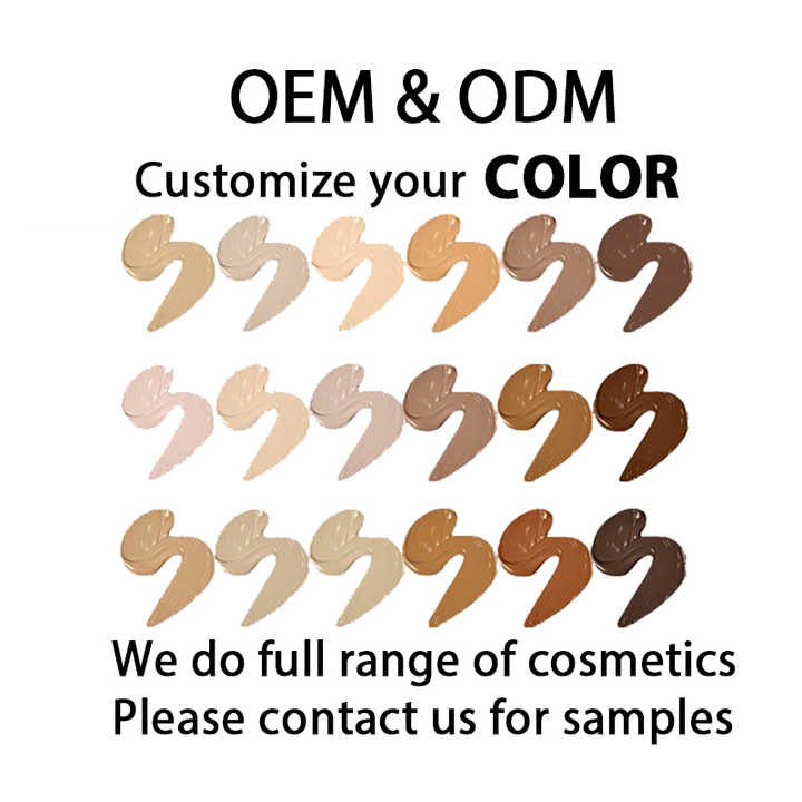 Private Label Matte Waterproof Foundation Makeup No Logo Liquid Foundation 