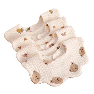 Newborn Organic Cotton Bib 
