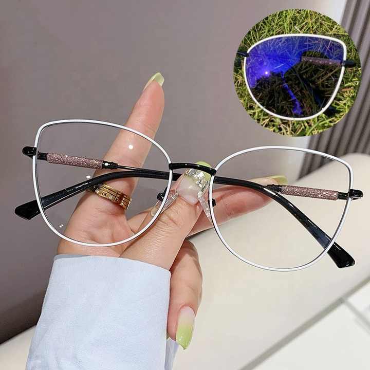 Photochromic Metal Black Sunglasses 