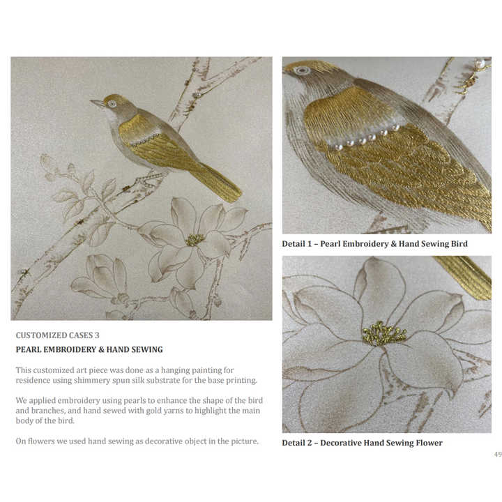 hand-printed and custom-printed wallpaper 