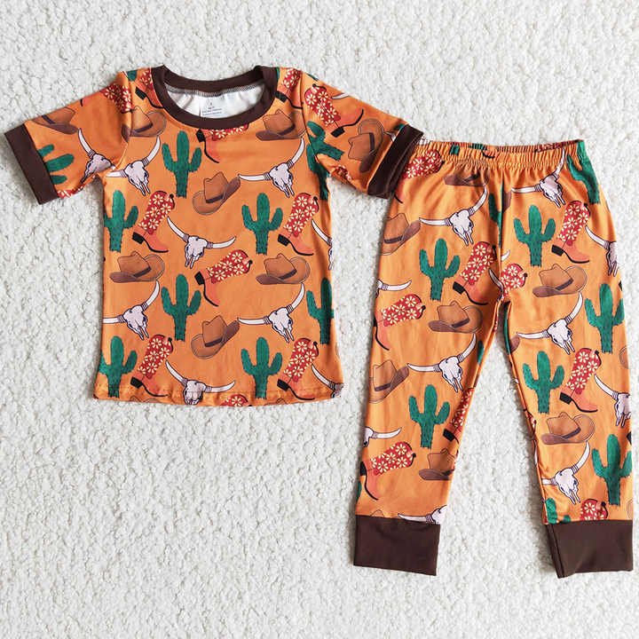 Kids' long-sleeved pajama set 