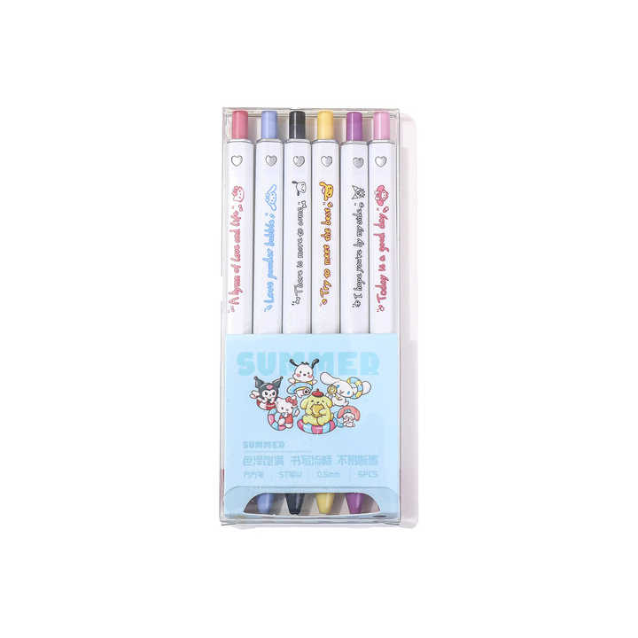Sanrio Square Press Pen Slogan 