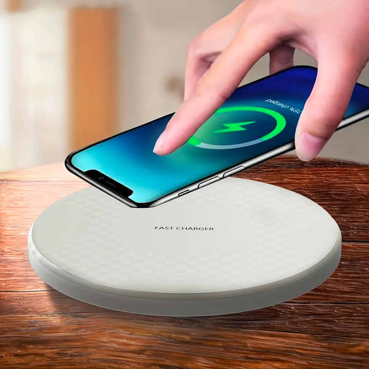 OEM 10W Fast Wireless Charging Round Gift Certified. 