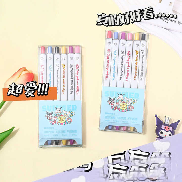 Sanrio Square Press Pen Slogan 