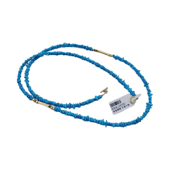 long turquoise necklace 