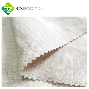 100% Linen Woven Fabric for Bedding and Home Use 