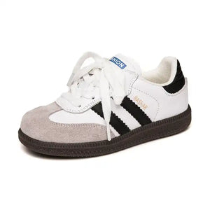 Children's Boys and Girls Casual Flat German Striped Training Shoes. 