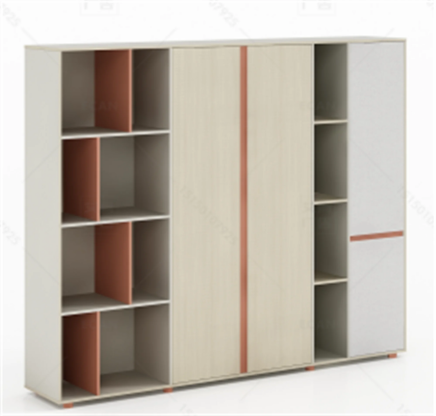 wooden cabinet with drawers 