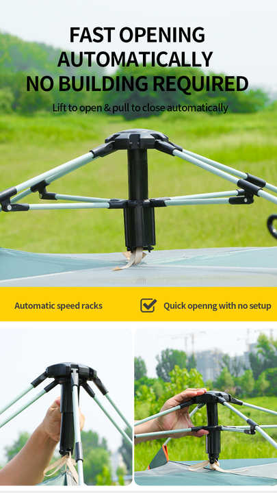 Outdoor Camping and Mountaineering Equipment HIKING Green Waterproof Tent