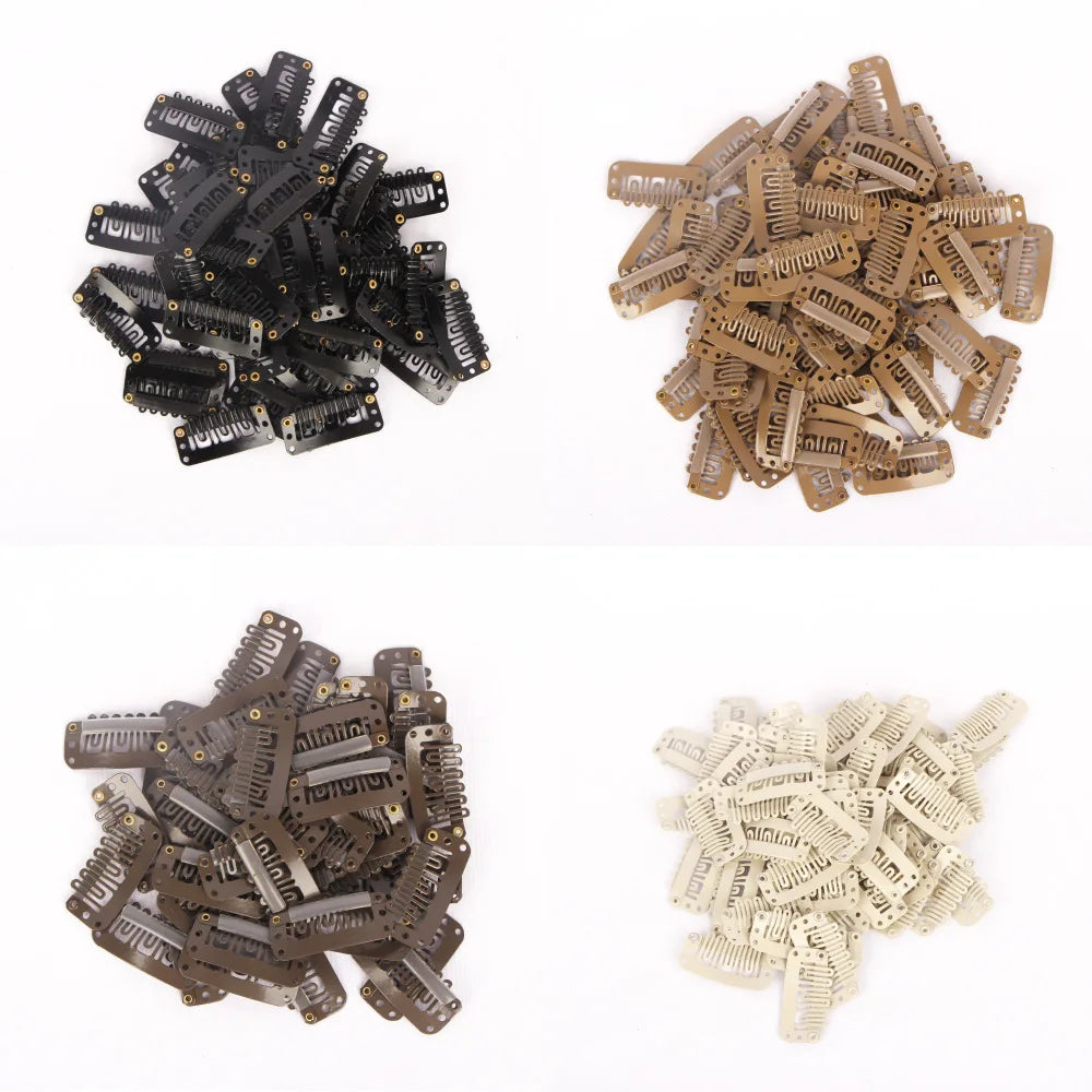 Pieces of wig combs 