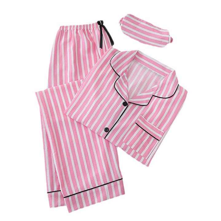 Women's long-sleeved pajamas 