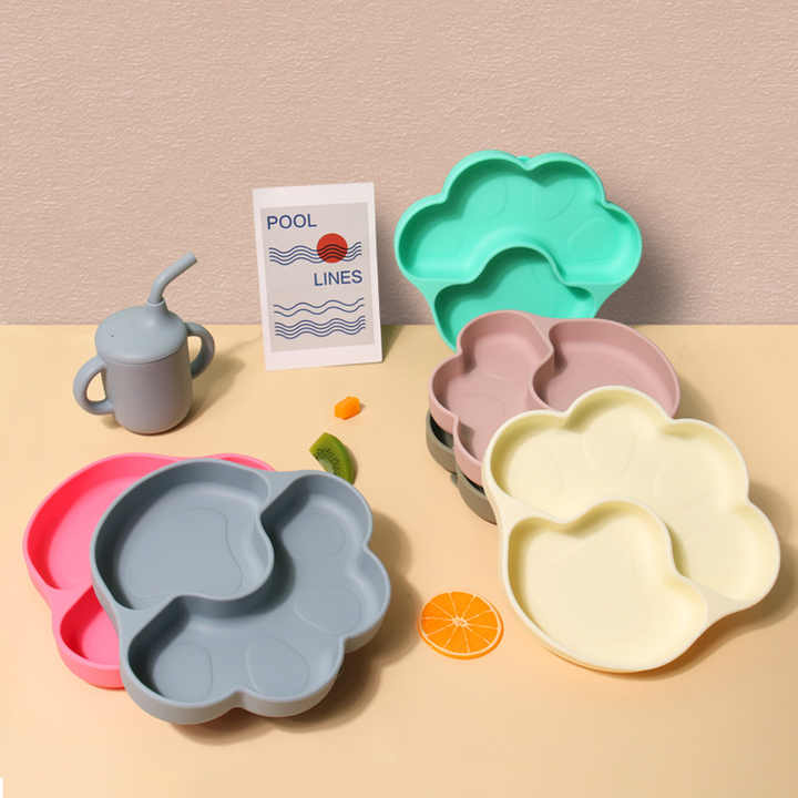 Silicone Baby Feeding Set for Newborns - New Bear Feeding Set 8 - Free Gift 