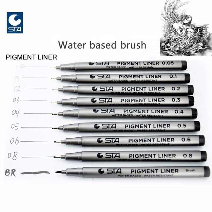 Wear-Resistant Calligraphy Pens Hand Letter Marker Pens Pack 