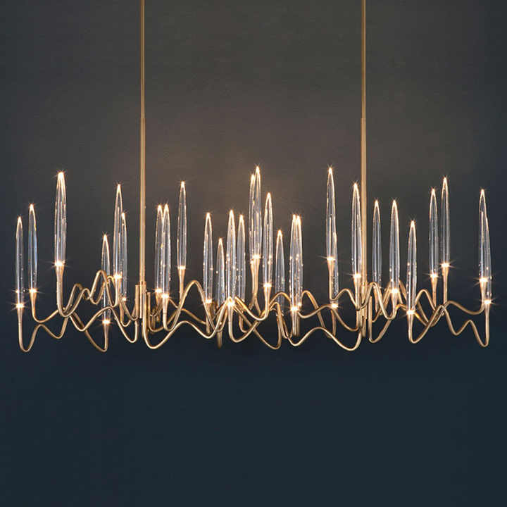 Luxury gold lamp lighting 