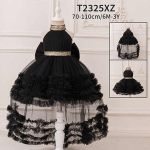 Girl Fluffy Dress Flower Baby