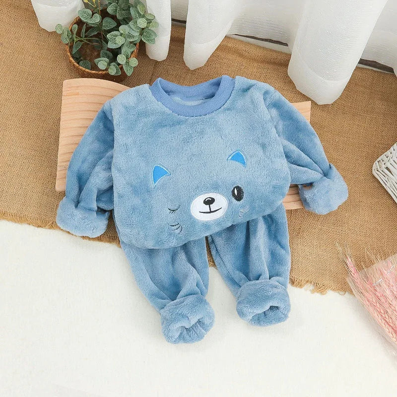 Winter Baby Boys Girls Pajamas 