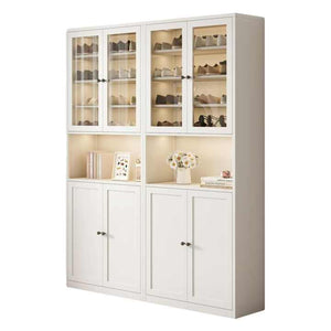 خزانة أحذية خشبية بتصميم عصري