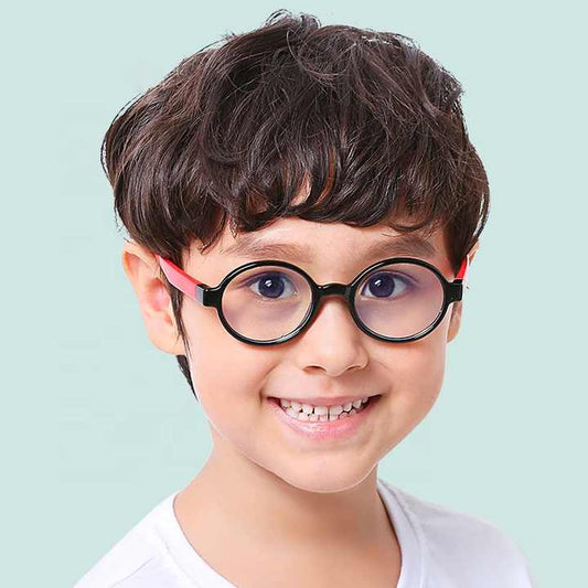 New Children's Accessories Kids Anti Blue Light Round Glasses 