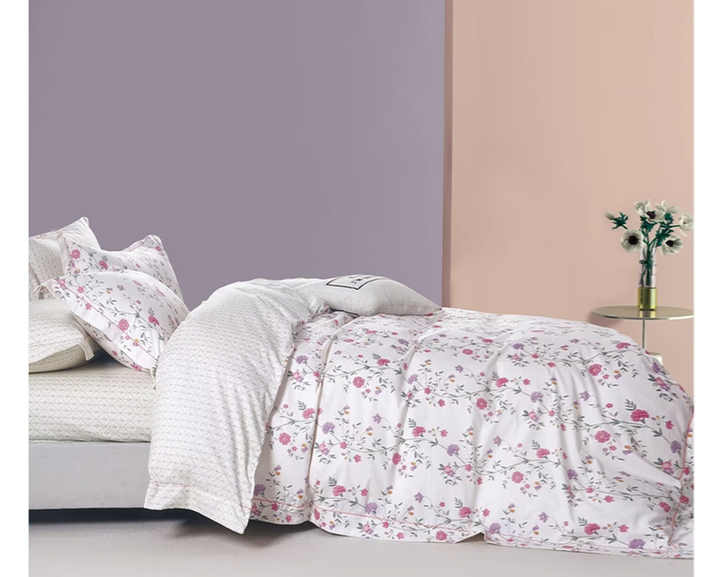 Summer Printed Cotton Bedspread Set 