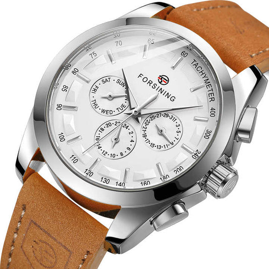 ساعة يد ميكانيكية أوتوماتيكية للرجال من مصنع . Guangzhou Ursining Watch Factory Men's Automatic