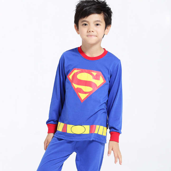 Wholesale Cotton Long Sleeve Super Pajama Set 