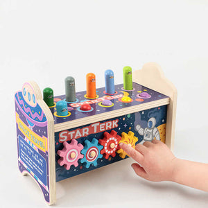 Educational Toy for Kids, Wooden Hammer for Kids with Cute Animal Hammer for Kids 