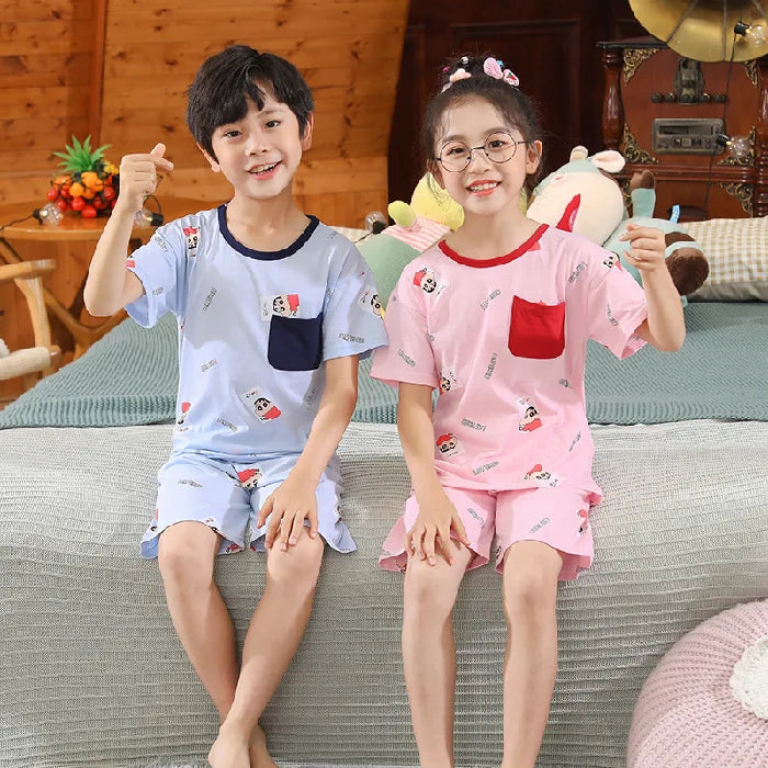 ملابس نوم منزلية باكمام قصيره- short-sleeved home clothes