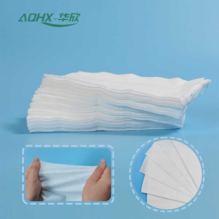 OEM Large Size 20*20cm Disposable Cotton Wipes 