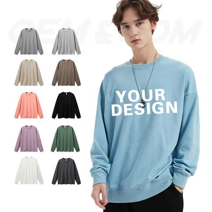 حار بيع 100% القطن المتضخم محبوك عادي البلوز . Hot Sale 100% Cotton Oversized Knitted Plain