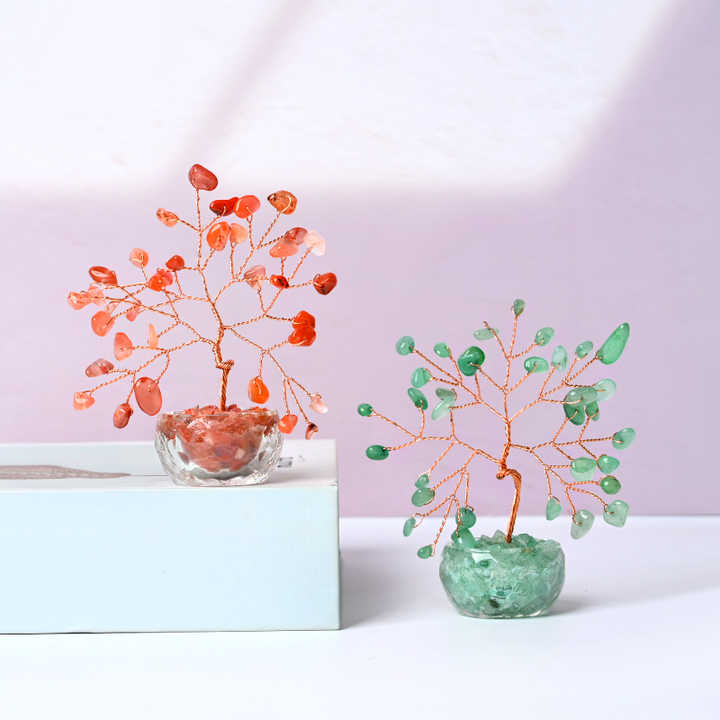 Wholesale Treasure Bowl Crystal Fortune- Tree of Life Creative Handicrafts 