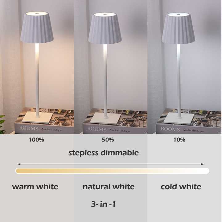 Portable wireless table lamp 