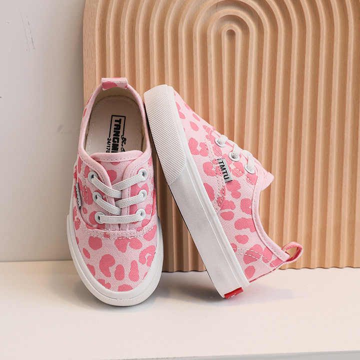 Fashionable Polka Dot Printed Casual Shoes
