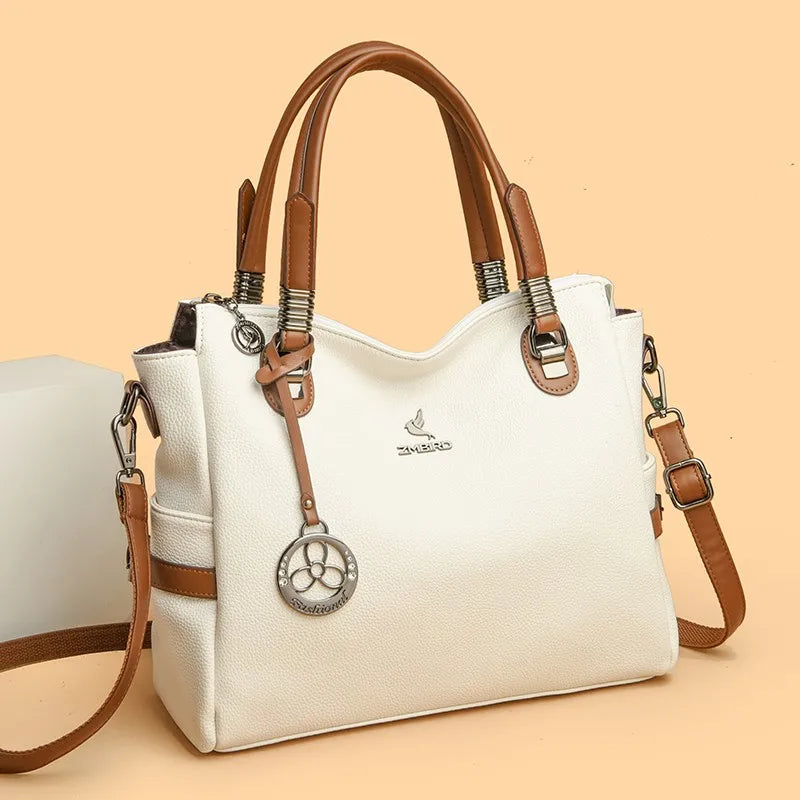 Women's Casual Leather Shoulder Bag 