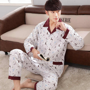 Winter long-sleeved pajamas, home clothes, sets 