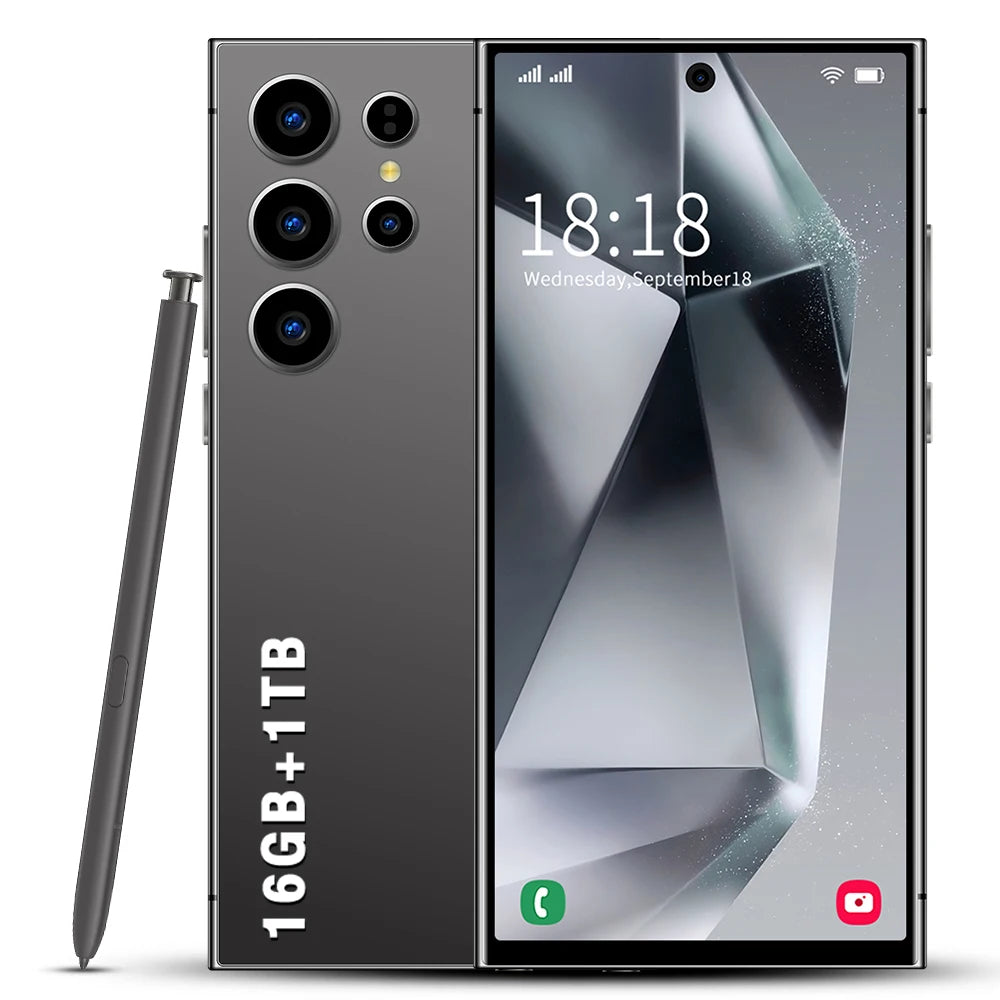 S25 Ultra 5G Smartphone - Phones 108MP Rear Camera CDMA LTE Cellular US Version 