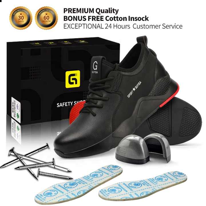 Modern black men's shoes 