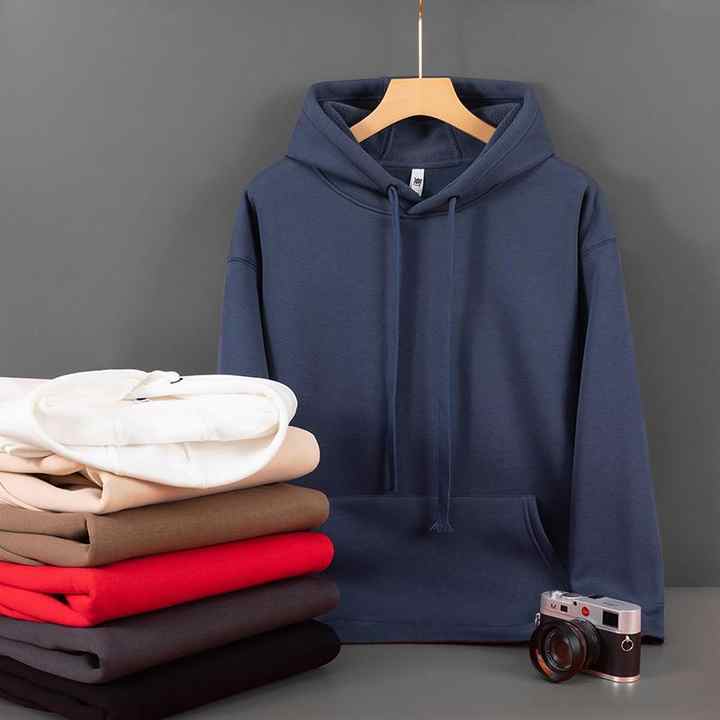 هوديس رجالي بمقاسات كبيرة، سادة . Men's Plus Size Hoodies,