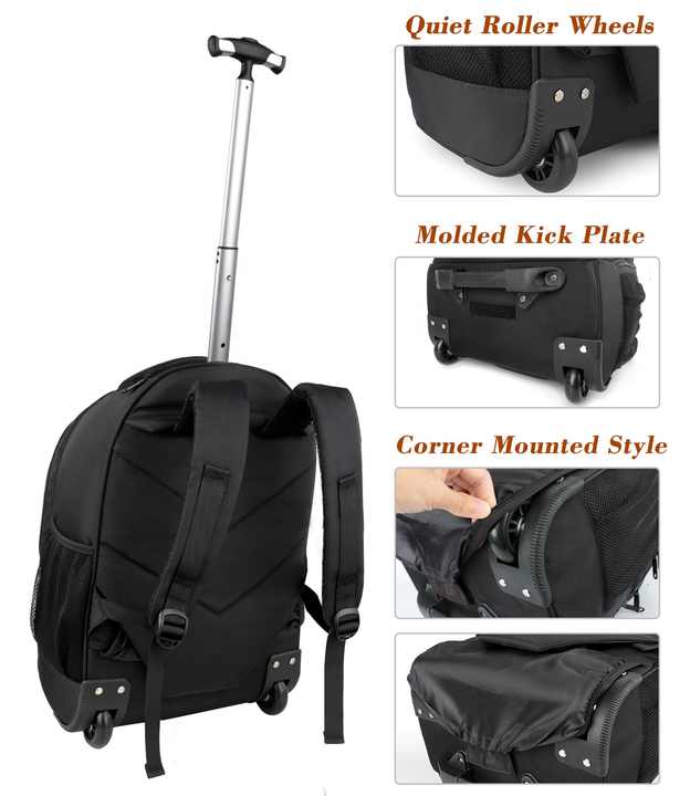 حقائب ظهر بعجلات للنساء والرجال وحقيبة ظهر للكمبيوتر