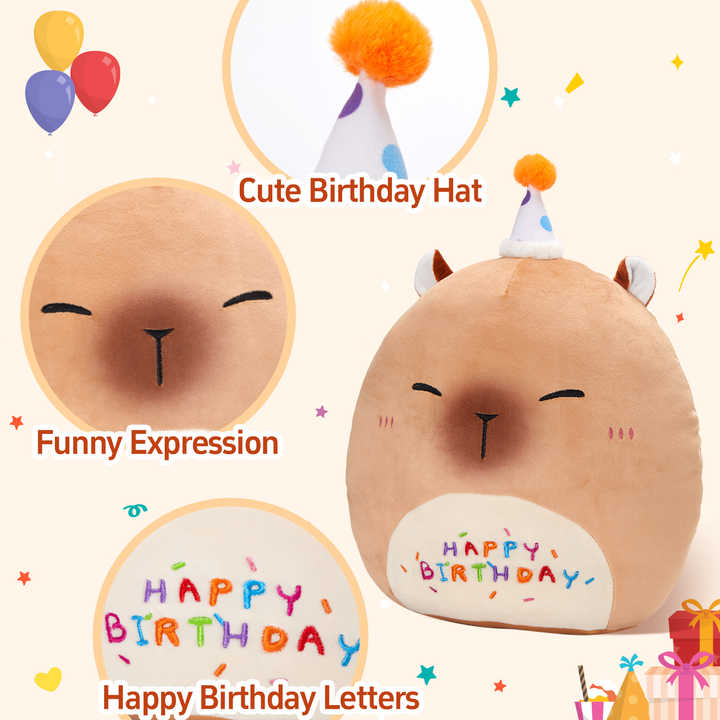 Toy in Birthday Christmas- New Design Cartoon Brown Capybara Toy for Kids 
