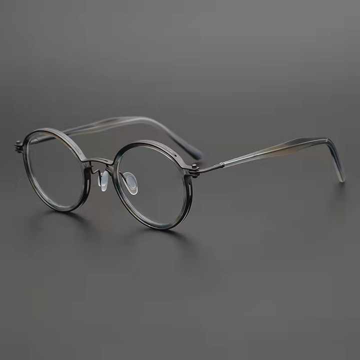 Handmade Wholesale Titanium Acetate Eyeglasses Frame 