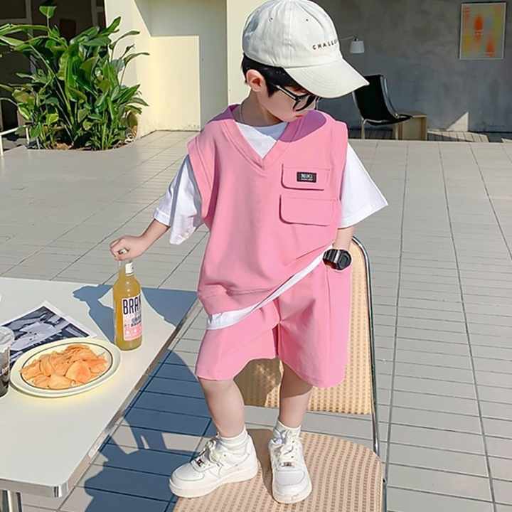Custom high quality summer boys short sleeve jacket. 