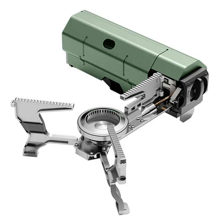 Small Lightweight Outdoor Folding Portable Butane Fuel Camping Stove 