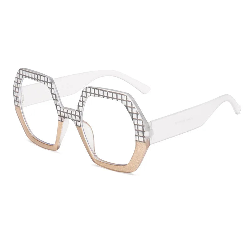 Women Geometric Square - New Oversized Glasses for Women 