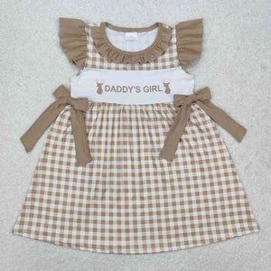 Knee Length Summer One Piece Clothes - Girls' Short Sleeve Dress 