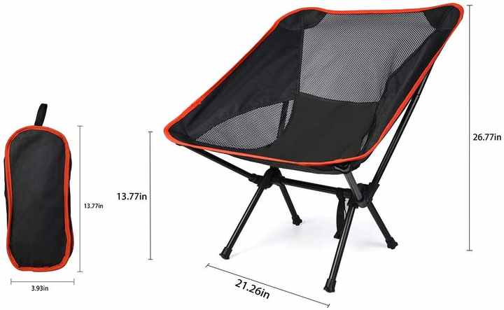 Woqi Portable Compact Folding Beach Chairs Portable 