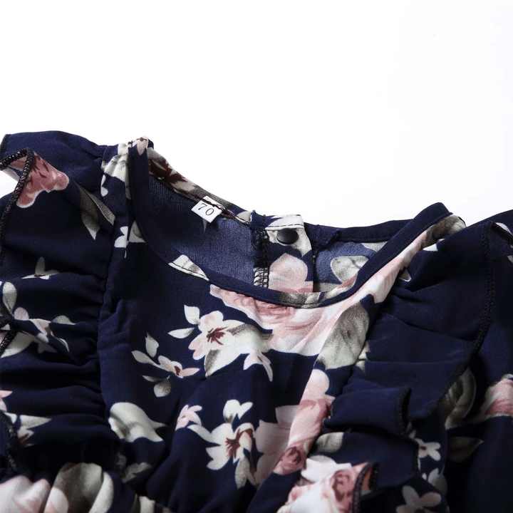 Mother and Daughter V-Neck Jumpsuit, V-Neck Jumpsuit, Mother and Kids Jumpsuit 