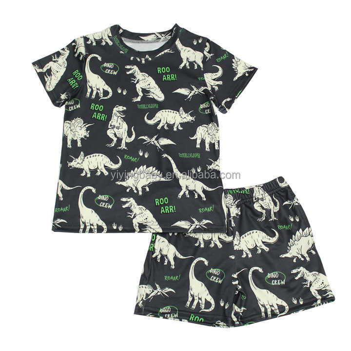 Boys' Shorts 2-Piece Short Sleeve Outfit 